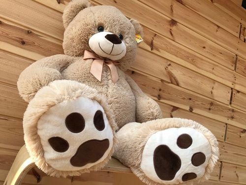 DUŻY WIELKI PLUSZOWY MIŚ GIGANT 100CM na Arena.pl