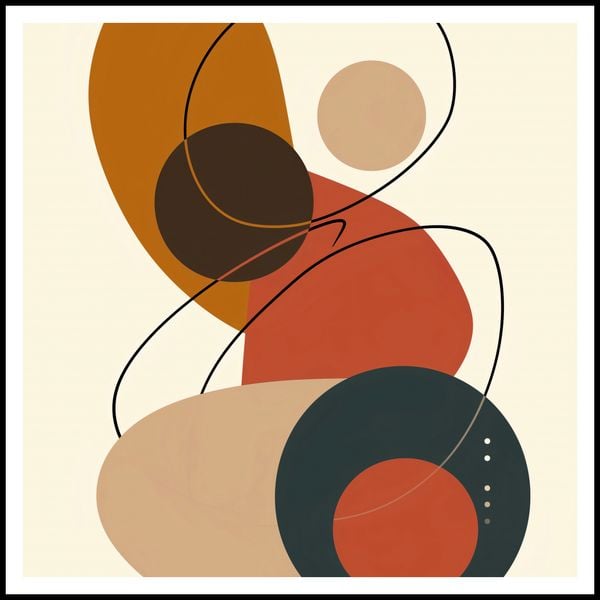 Plakat 100x100cm Geometria Harmonii zdjęcie 3