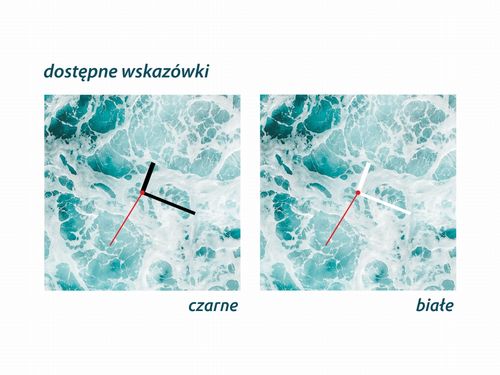 ZEGAR SZKLANY OKRĄGŁY - Ocean na Arena.pl