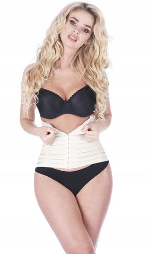 Orirose PAS gorset mocno WYSZCZUPLAJĄCY brzuch talię poporodowy Z REGULACJĄ na Arena.pl