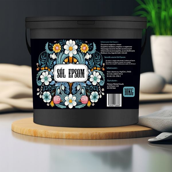 SOL DO KAPIELI MASAŻU SIARCZAN MAGNEZU EPSOM MAGNEZOWA 10KG ZDROWOTNA SPA zdjęcie 10