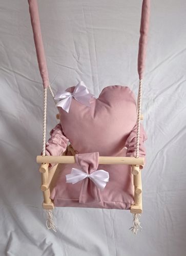 Huśtawka 3w1 dzieci róż dom ogród prezent pokój na Arena.pl