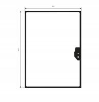 Szyba tylna, tył do koparko ładowarki Case ST, Fiat FB, Hitachi, Manitou