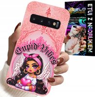 ETUI DO SAMSUNG GALAXY S10 PLUS - CUPID VIBES Z UROCZĄ ANIOŁKIEM PLECKI