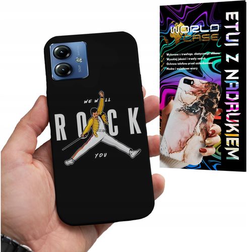 ETUI CASE DO MOTOROLA MOTO G14 - ROCK KAPELE WZORY FAN POKROWEIC PLECKI na Arena.pl