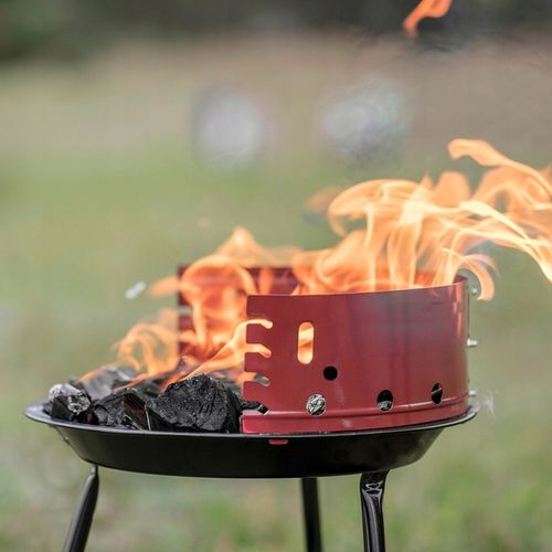 GRILL OGRODOWY TURYSTYCZNY PRZENOŚNY OKRĄGŁY WĘGLOWY KLASYCZNY KEMPINGOWY na Arena.pl
