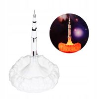 Lampa RAKIETA USA KOSMICZNA 800mAh USB dla DZIECI Lampka Nocna do SYPIALNI