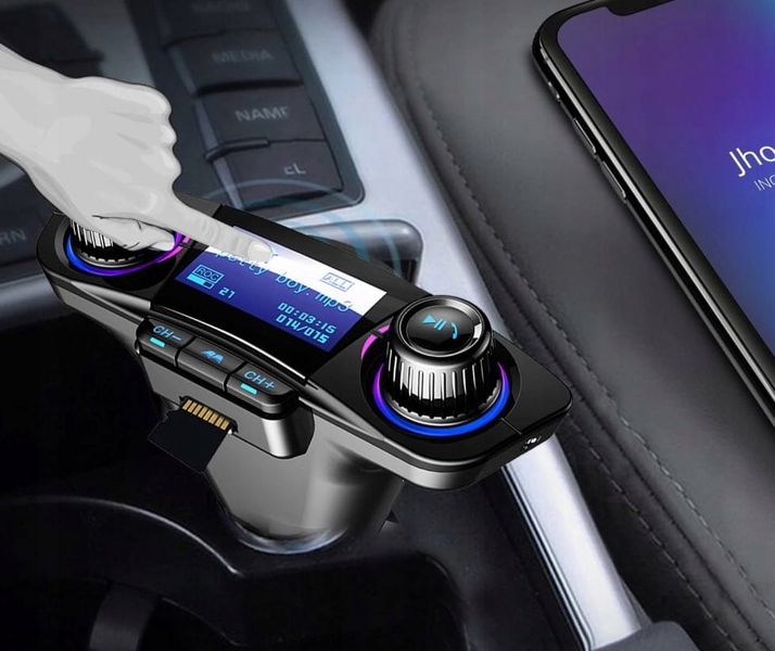 Transmiter samochodowy FM RETOO BT06 zdjęcie 4