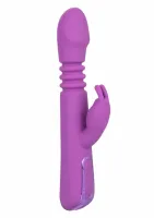 pipedream elite thrusting rabbit silikonowy masażer z funkcją ruchu