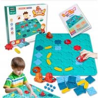 Gra logiczna planszowa układanka labirynt budowanie drogi łamigłówka BS805