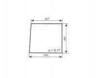 szyba przednia dolna ciągnika Zetor 5011 6011 6045 7011 7045 4911 69117948