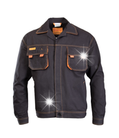 Bluza robocza na guziki bawełniana BRIXTON SPARK grafitowa r. 25