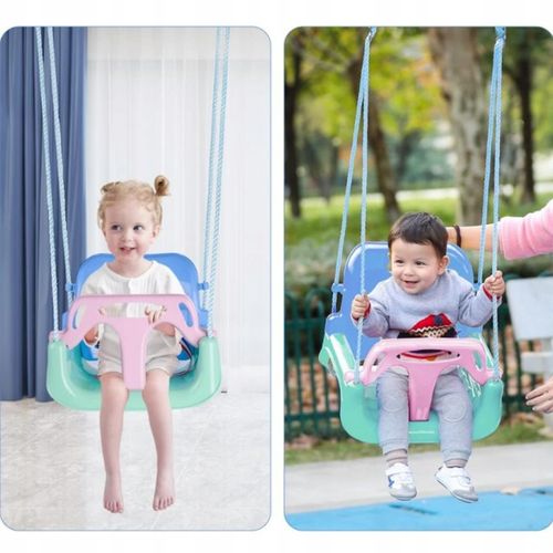 Huśtawka Ogrodowa Modułowa domowa dla Dzieci 3w1 Mocna na Linach Bezpieczna na Arena.pl