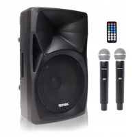 Przenośny Głośnik bezprzewodowy TONSIL ZP 12+ 2 mikrofony bezprzewodowe UHF