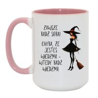Duży Biało-Różowy 450 ml
