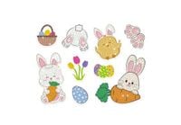 HAFT DIAMENTOWY - NAKLEJKI KRÓLICZEK I PISANKI KSZK-024 DP CRAFT
