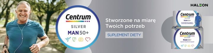Multiwitamina dla mężczyzn Centrum Man 50+ Silver minerały 30 tabletek zdjęcie 2