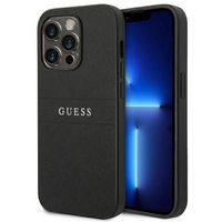 guess guhcp14lpsasbbk iphone 14 pro6,1 czarny/black saffiano strap