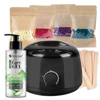 Zestaw 4x WOSK DO DEPILACJI twardy ItalWax + PODGRZEWACZ SZPATUŁKI ŻEL