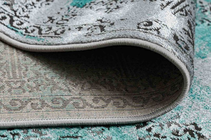 RUG/LU/WELLI/ABSTRACT5/GREEN+GREY/120x170 zdjęcie 6