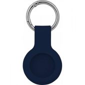 Etui Apple AirTag silikonowe brelok zawieszka case do lokalizatora granatowy