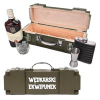PREZENT DLA Rybaka Wędkarza – Masywna Skrzynka na Alkohol z Akcesoriami