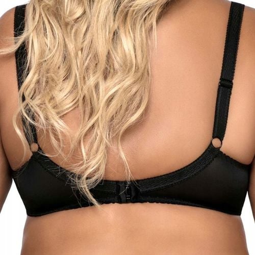 Ava 1396 Stanik BIUSTONOSZ Miękki soft wygodny Koronkowy 95F czarny na Arena.pl