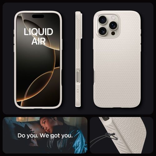 etui case na iphone 16 pro max liquid air - tytanowy na Arena.pl