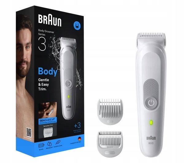 trymer BRAUN BG3530 Biały zdjęcie 3