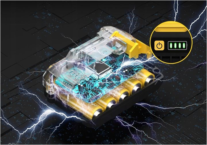 PIŁA ŁAŃCUCHOWA AKUMULATOROWA 6" DO GAŁĘZI DREWNA GAŁĘZIÓWKA 2x AKUMULATOR zdjęcie 5