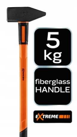 młotek ślusarski 5 kg, trzonek z włókna szklanego na Arena.pl