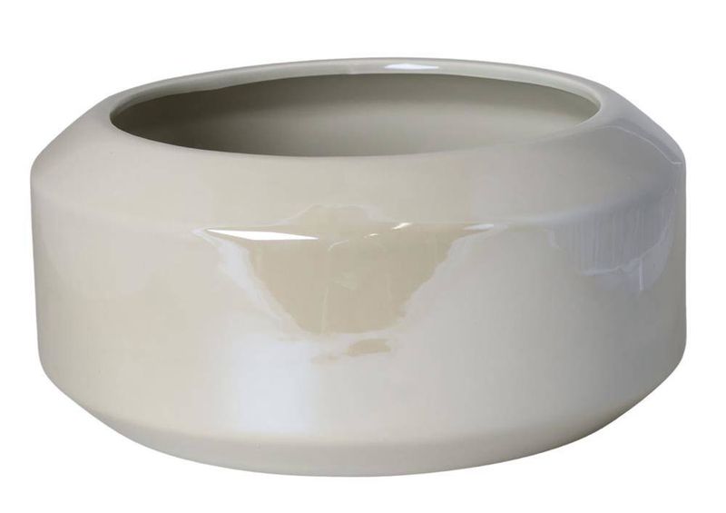 Doniczka beżowa duża zdjęcie 1