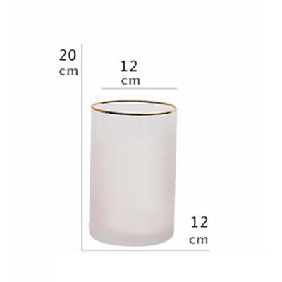 Wazon - Nordic - Matowe Szkło  Hydroponika - HOME Zielony S zdjęcie 9