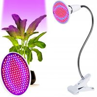 lampa 200led do uprawy wzrostu roślin żarówka 20w