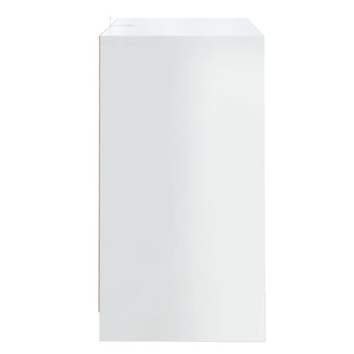 Szafka, biała z połyskiem, 70x41x75 cm, materiał drewnopochodny na Arena.pl