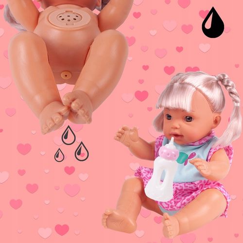 LALKA W NOSIDEŁKU INTERAKTYWNA SIUSIA GAWORZY Z BUTELKĄ WARKOCZE UBRANKO na Arena.pl