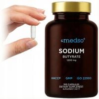 MAŚLAN SODU 1200mg NA JELITA ZDROWE TRAWIENIE UKŁAD POKARMOWY 100KAPS MEDSO