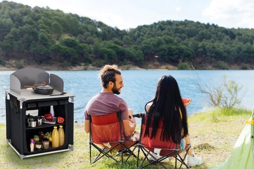 kuchnia turystyczna szafka stół składany ogrodowy torba kempingowy stolik na Arena.pl