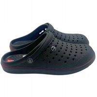 Czarne Męskie Klapki Kroksy Ogrodowe Piankowe Rozmiar 44 Wygodne Lekkie