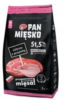 PAN MIĘSKO CIELĘCINA Z PRZEPIÓRKĄ SZCZENIAK 3KG