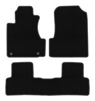 Dywaniki welurowe BASIC Honda CR-V III 2006-2012 czarne