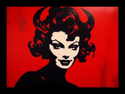 Plakat 18x13cm Czerwona Diablica na Arena.pl