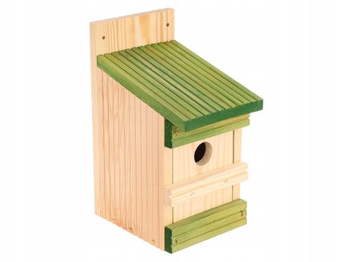 Budka lęgowa dla ptaków sikorek kosa karmnik domek MIX - 4szt na Arena.pl