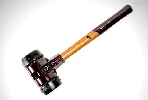 SIMPLEX 80 MŁOTEK BRUKARSKI 80mm GUMA - GUMA 3,2kg na Arena.pl