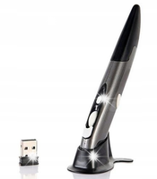 BEZPRZEWODOWA MYSZ OPTYCZNA PIÓRO ODBIORNIK USB 2,4 GHZ Z MOCOWANIE