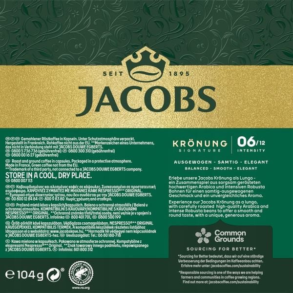 Jacobs kapsułki do NESPRESSO(r)* Kronung Crema 20 zdjęcie 4