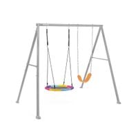 solidna huśtawka ogrodowa 2 funkcje pas i bocianie gniazdo intex 44126