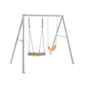 solidna huśtawka ogrodowa 2 funkcje pas i bocianie gniazdo intex 44126