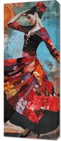 Obraz 40x100cm Taniec Flamenco
