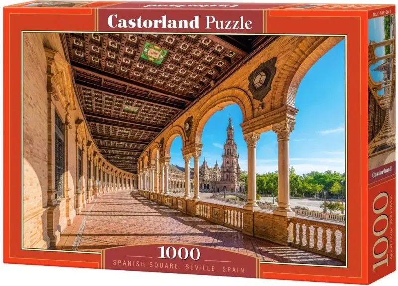 Puzzle 1000 elementów. Plac hiszpański, Sewilla zdjęcie 1